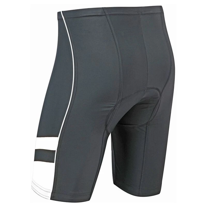 Tenn Mens Coolflo 8 Panel Padded Cycling Shorts Black White Sportp