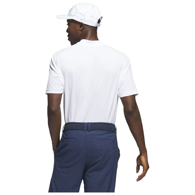 adidas Golf Mens Ultimate Heat Polo (White) | Sportpursuit.com