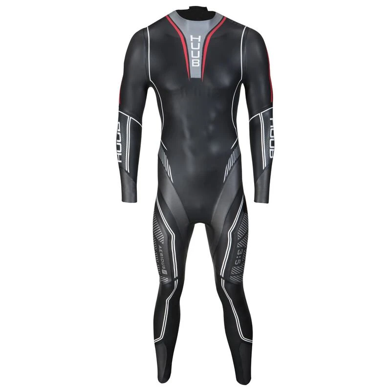 ウェア HUUB Aperitif Wetsuit 3:5 Black/Red XS - ウェア