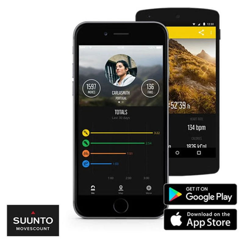 Suunto Ambit3 Run HR Monitor GPS Watch Black Sportpursuit