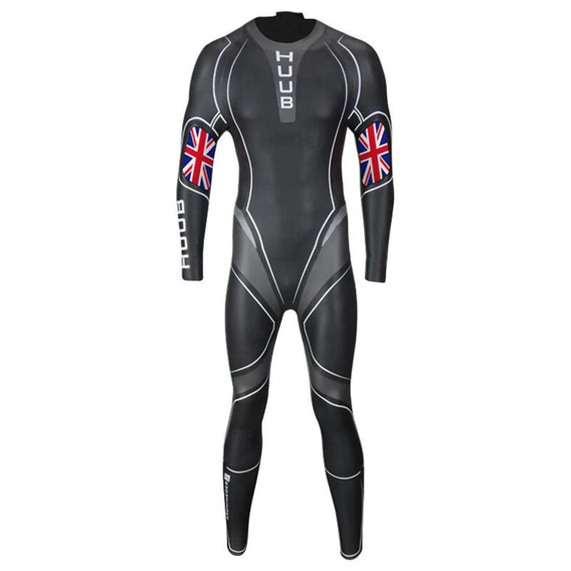Huub Mens GB Archimedes 4.4 Wetsuit (Black/Red