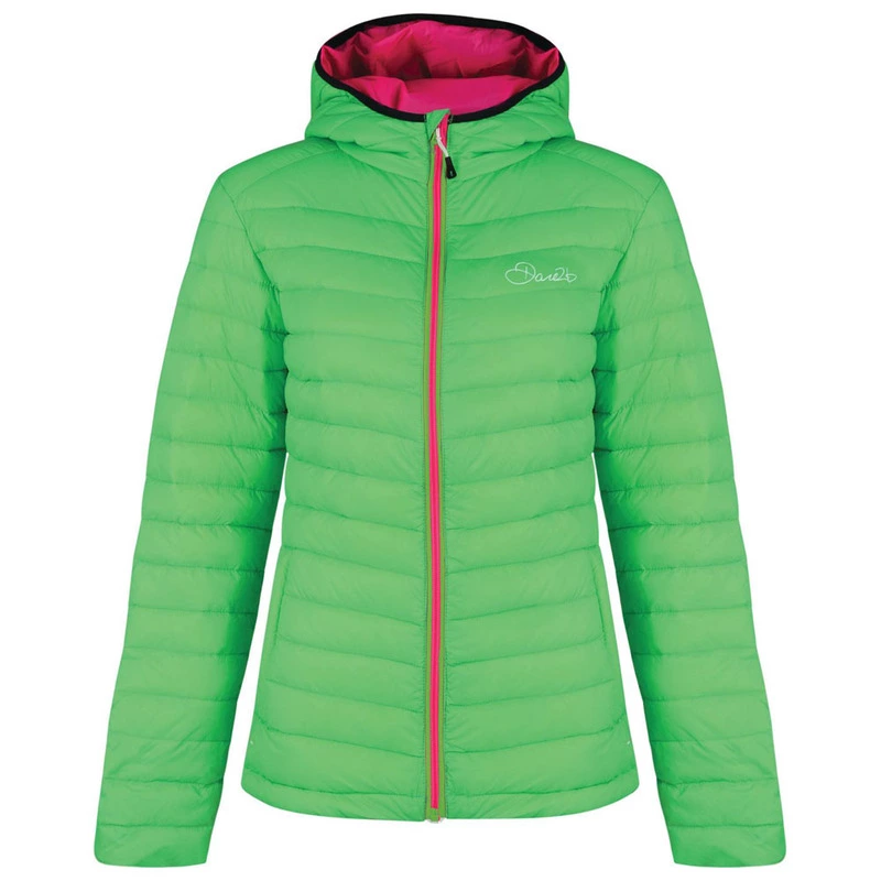 Dare2B Womens Drawdown Jacket Acid Green Sportpursuit