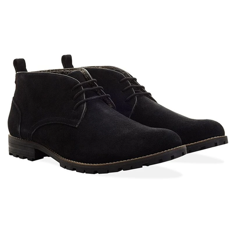 Redfoot Mens Ledbury Suede Boots Black Sportpursuit