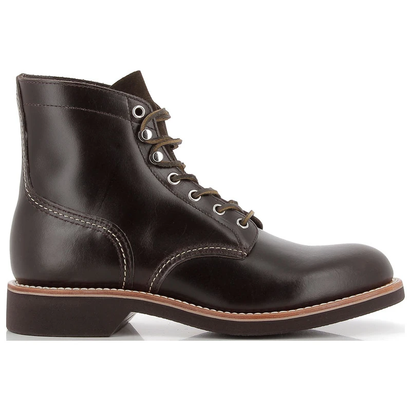G.H. Bass Mens Duxbury Plain Toe Boots Chocolate Sportpursuit