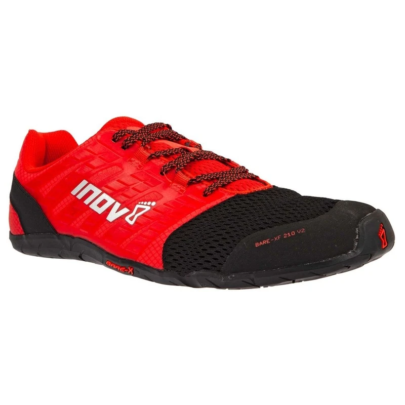 Inov8 Mens Bare-XF 210 V2 Shoes (Black/Red) | Sportpursuit.com