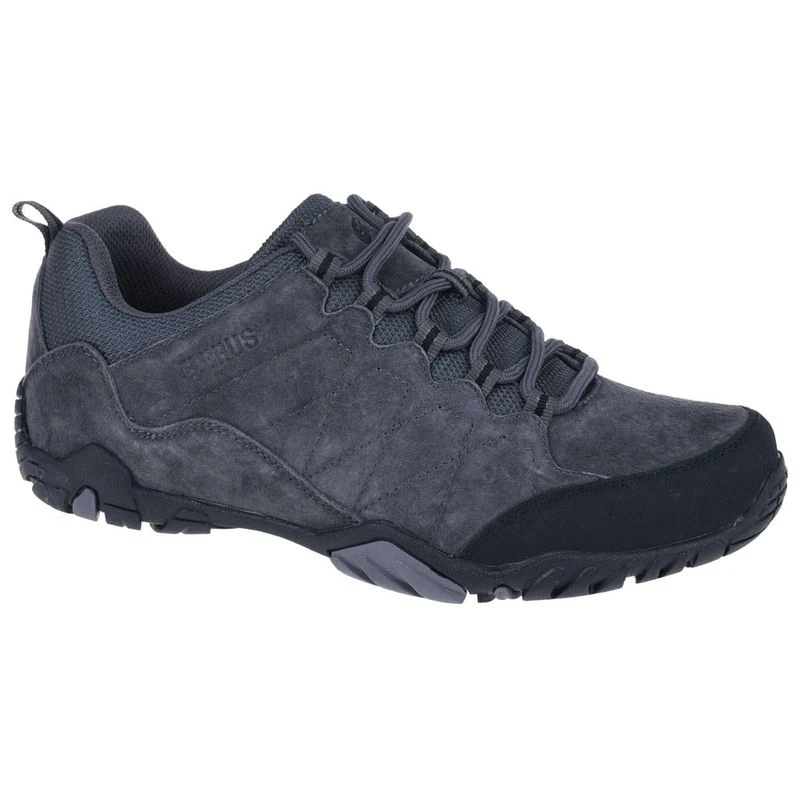 Elbrus Mens Bowen Shoes (Dark Grey/Black) | Sportpursuit.com