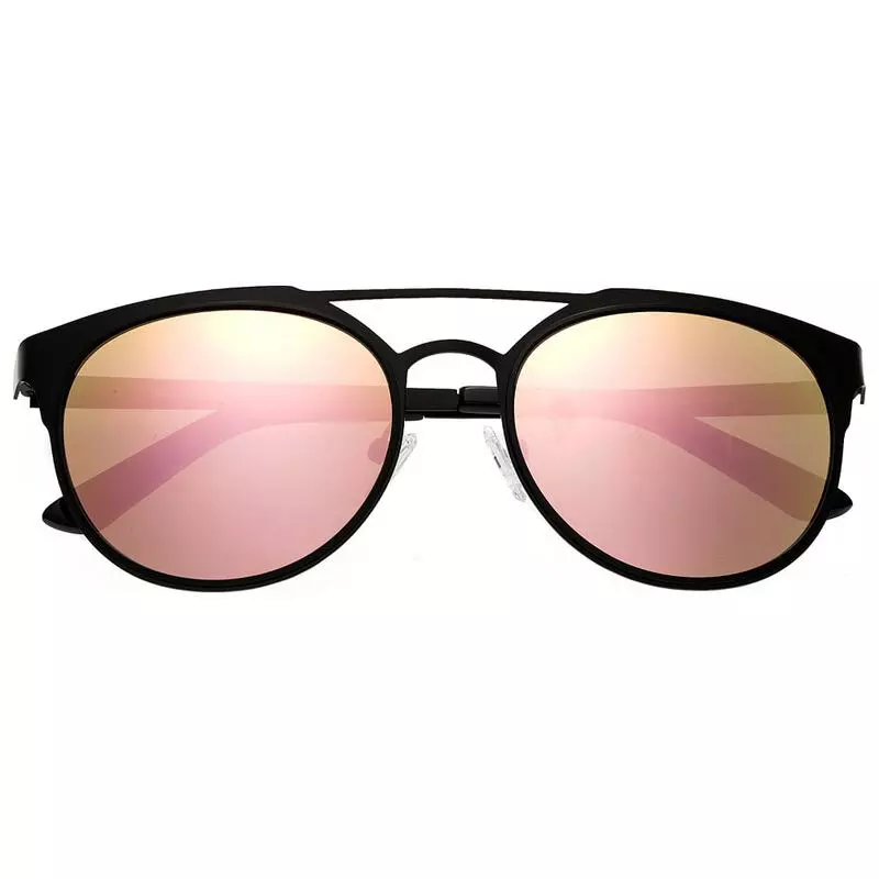 Breed Mens Mensa Titanium Polarized Sunglasses Black Rose Gold Spo