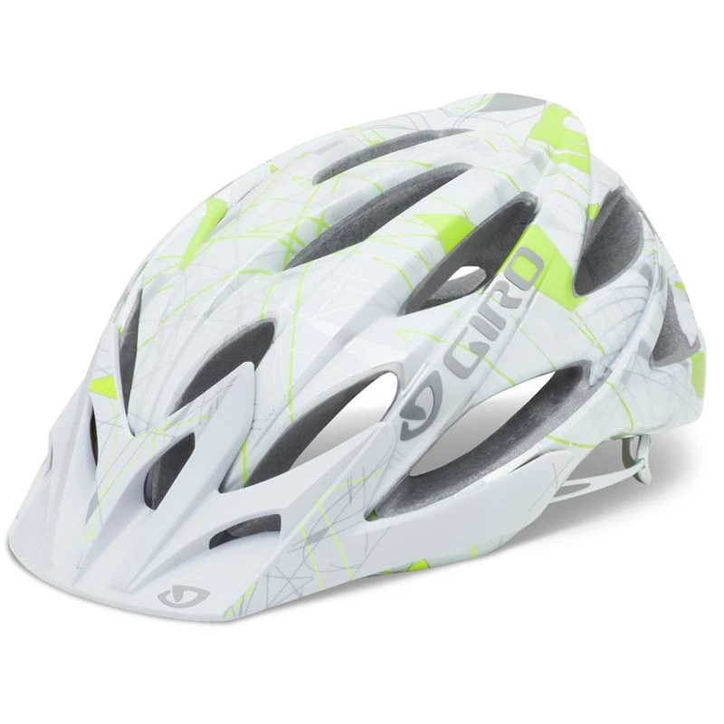 118 Womens Xara MTB Helmet (Pearl White/Highlighter Yellow) Sportpur