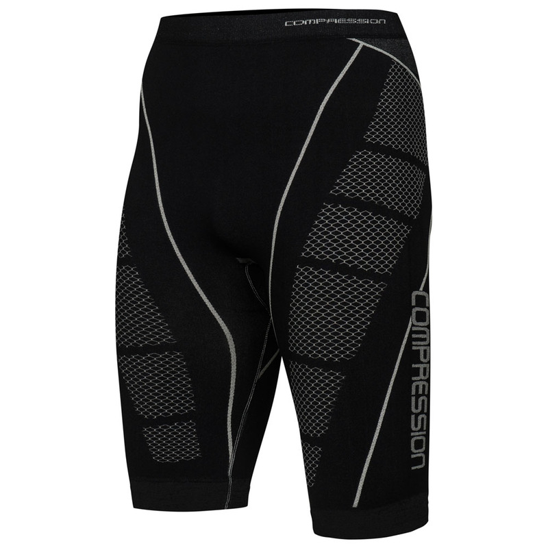 3NFreenord Mens Compression Shorts (Black)