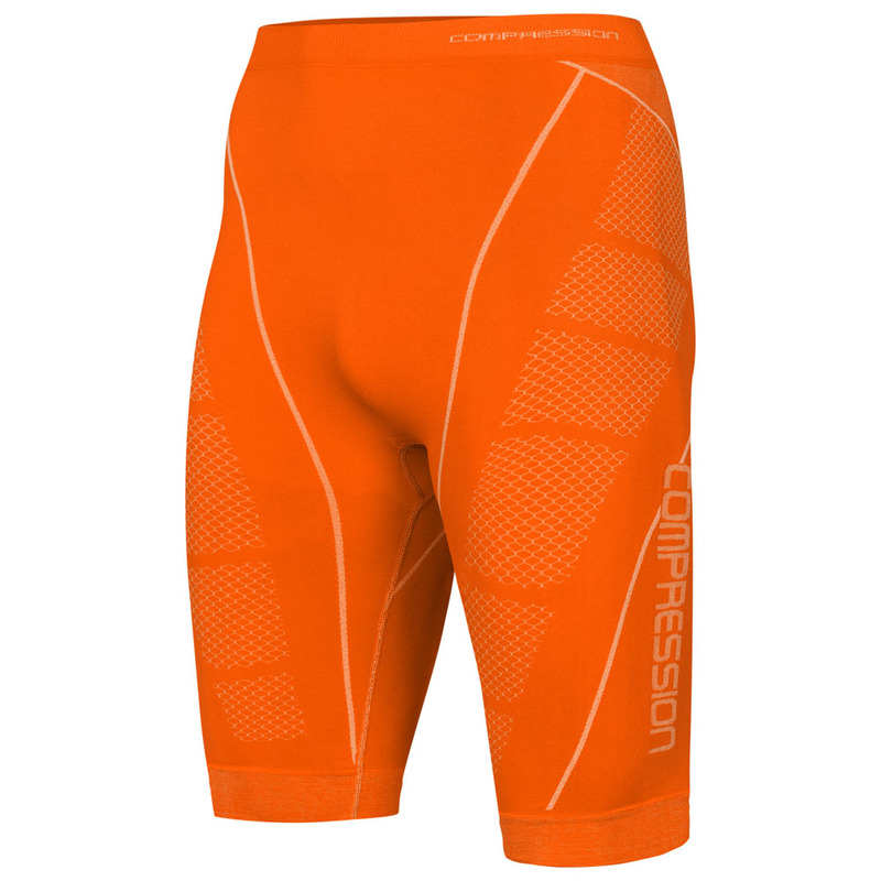 orange compression pants