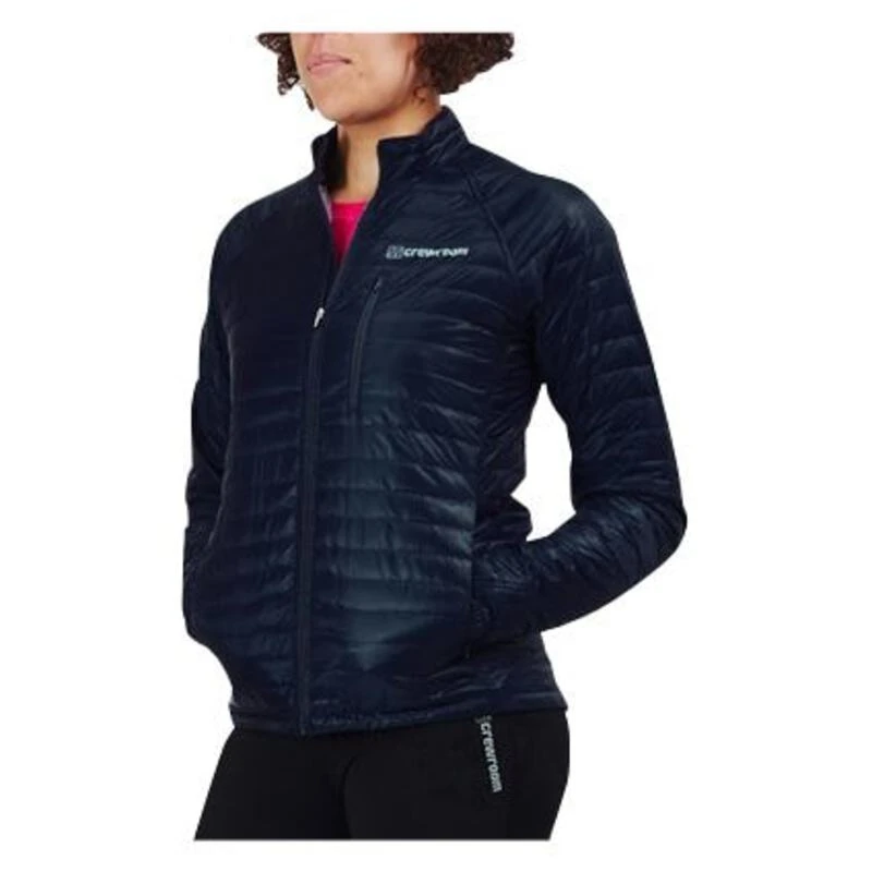 Crewroom Womens The Glacier Lightweight Down Jacket (Black) Sportpur