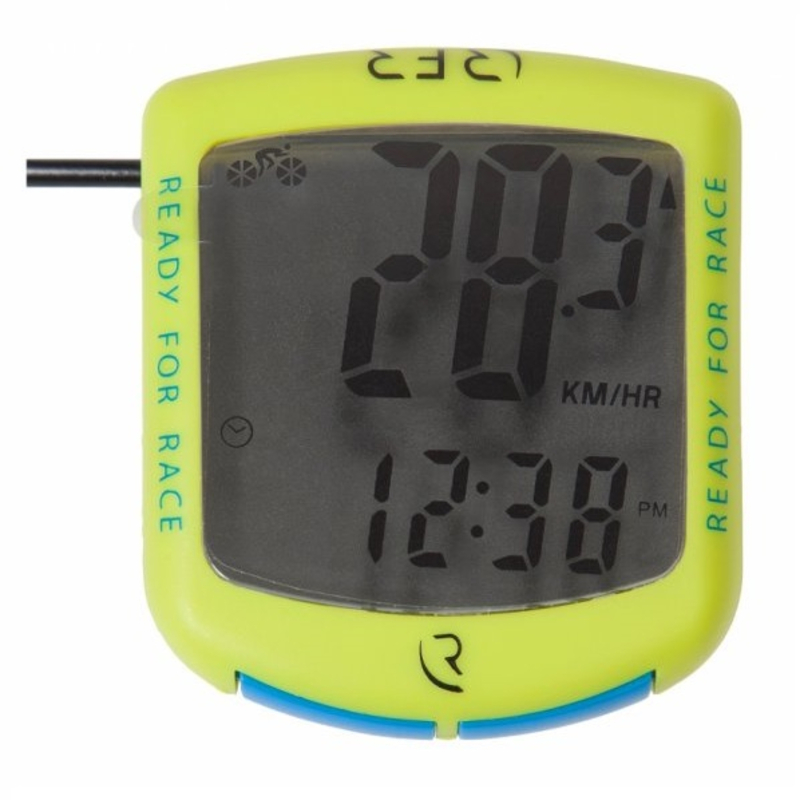 RFR CMPT Cycling Computer Green Blue Sportpursuit