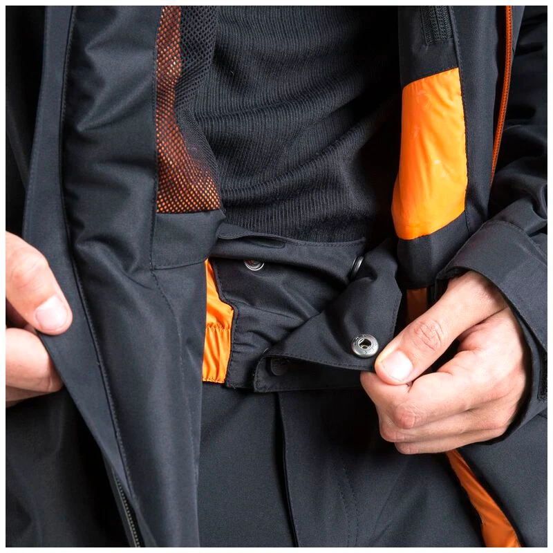 DLX Mens Dawes Recco Ski Jacket Black Sportpursuit