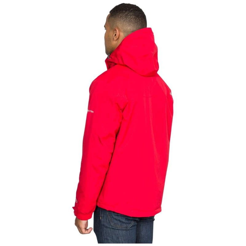 Trespass Mens Donelly Jacket Red Sportpursuit
