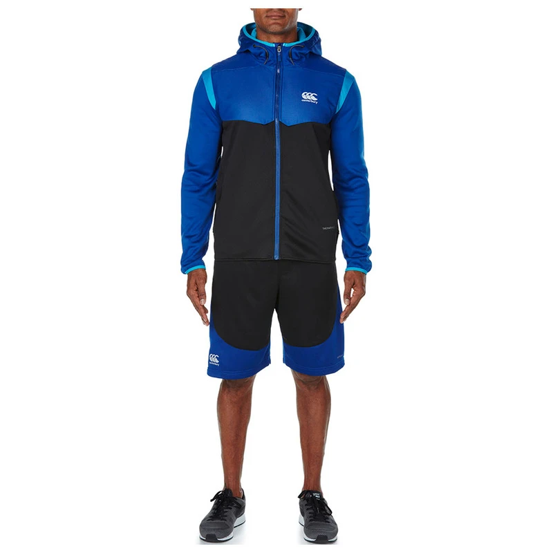 Canterbury Mens Thermoreg Spacer-Fleece Full Zip Hoodie (Sodalite Blue