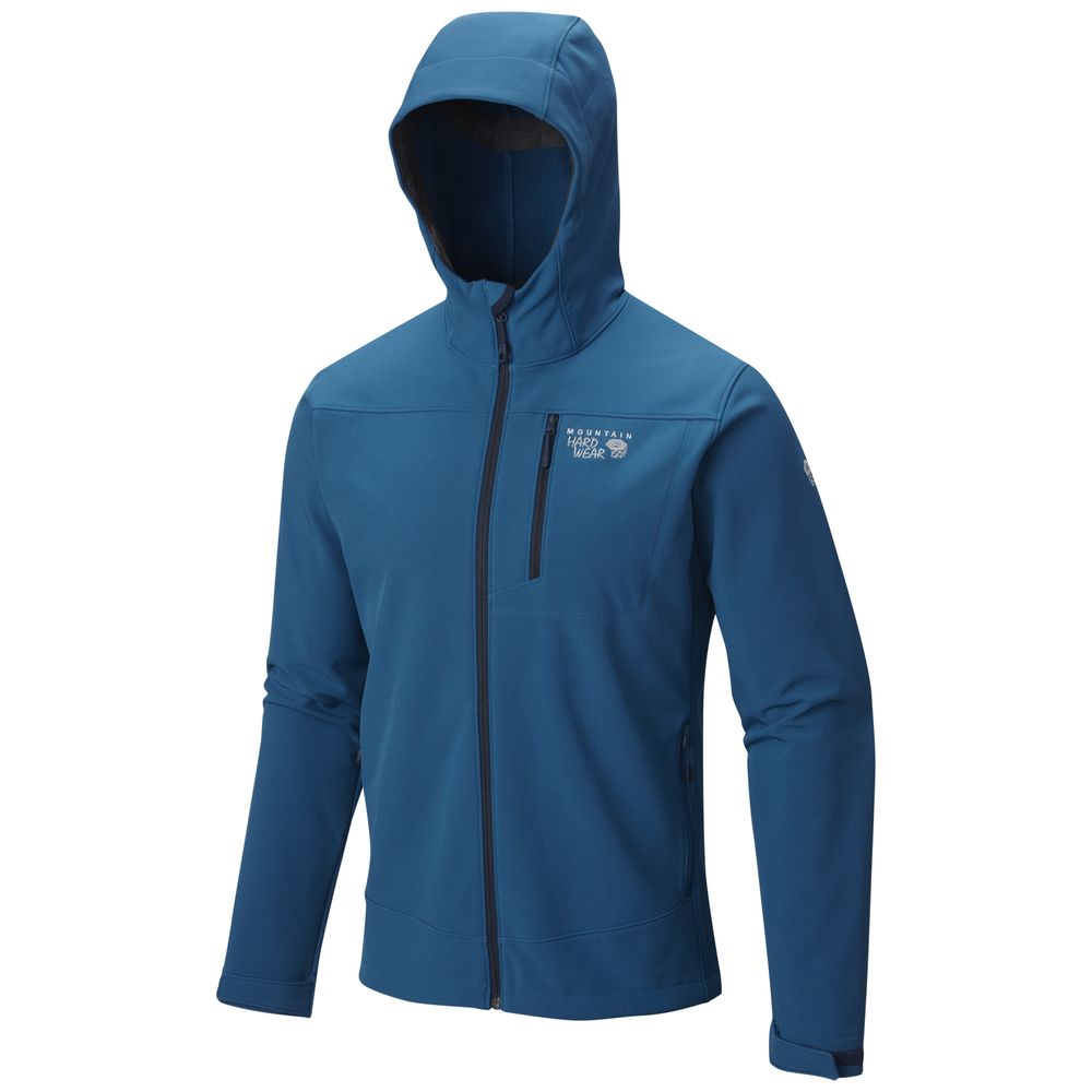 Mountain Hardwear Mens Fairing Hooded Jacket (Phoenix Blue) | Sportpur