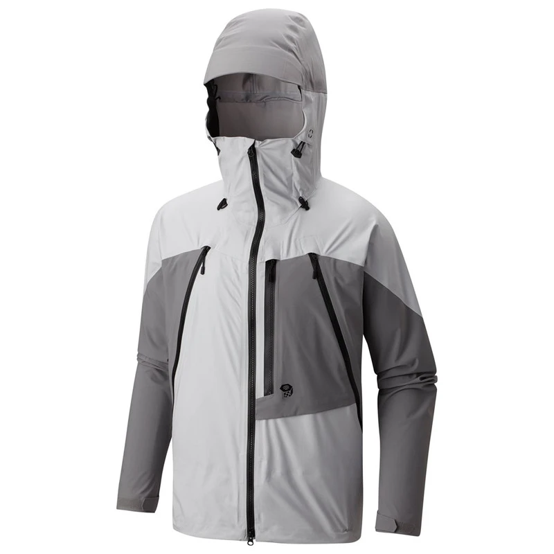 Mountain Hardwear Mens CloudSeeker Ski Jacket Grey Ice Manta Grey
