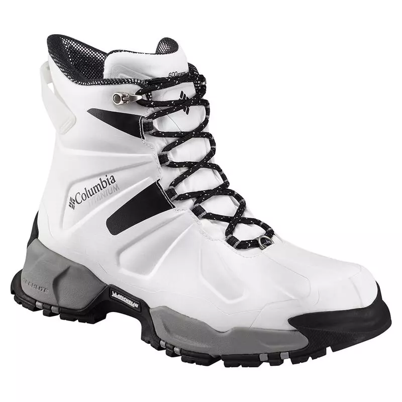 Columbia Mens Canuk Titanium Omni Heat Outdry Extrem Boots White Blac