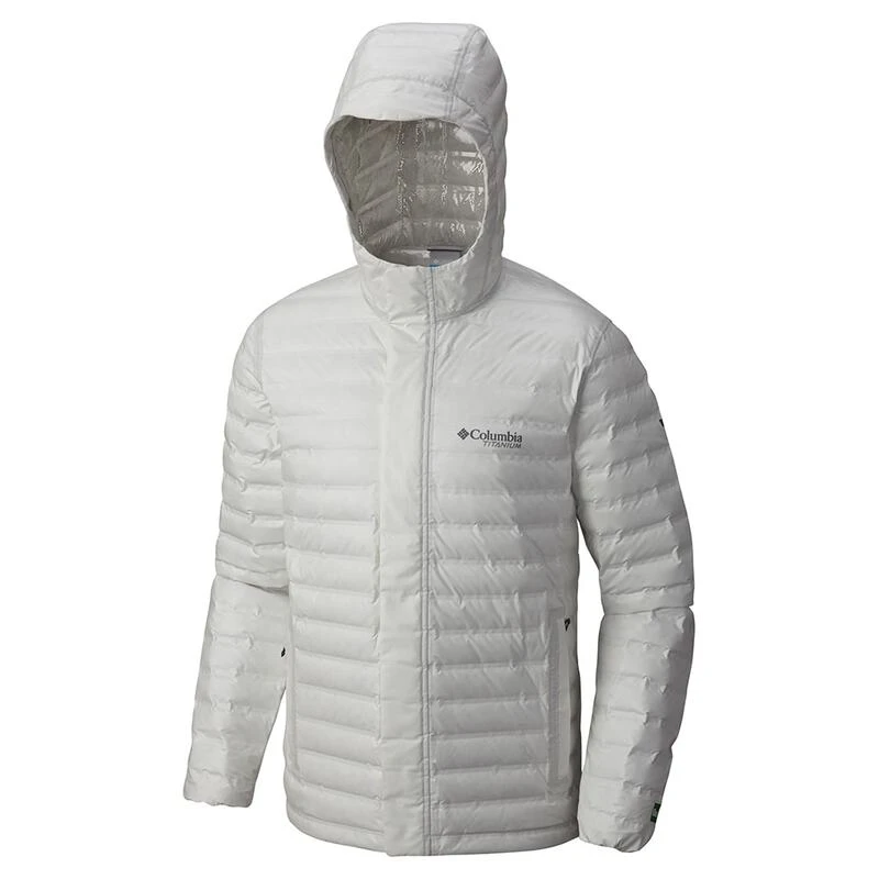 Columbia Mens OutDry Extreme Eco Down Jacket White Undyed Sportpur