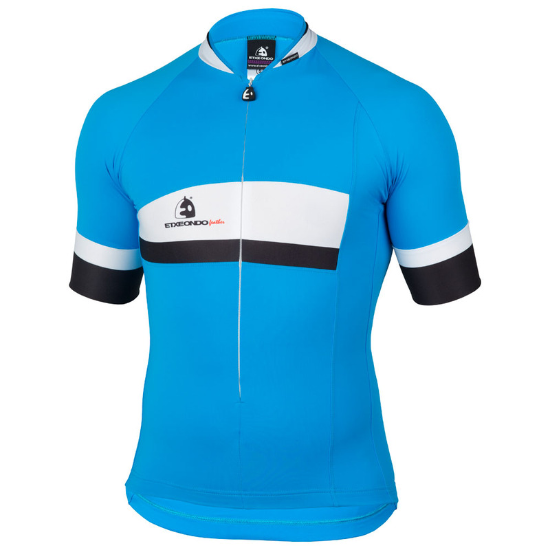 Etxeondo Mens Feather Cycling Jersey (Blue) | Sportpursuit.com