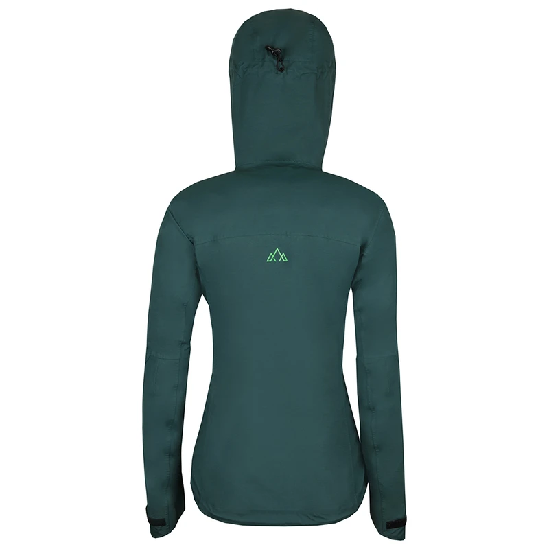 Fjern Womens Orkan Waterproof Shell Jacket Pine Green Sportpursuit