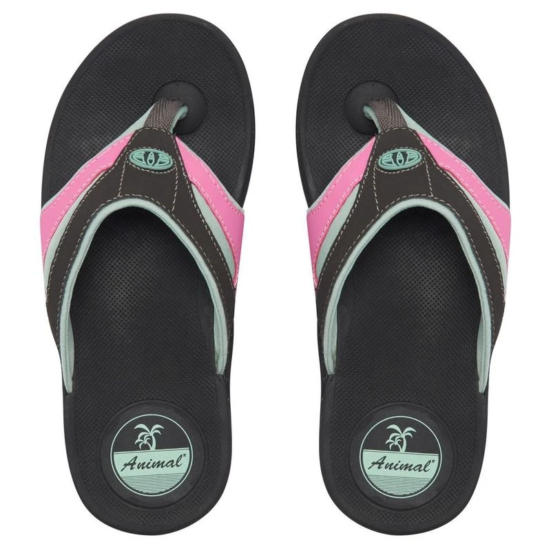 Animal Womens Fader Womens Flipflops (Misty Mint Green) Sportpursuit