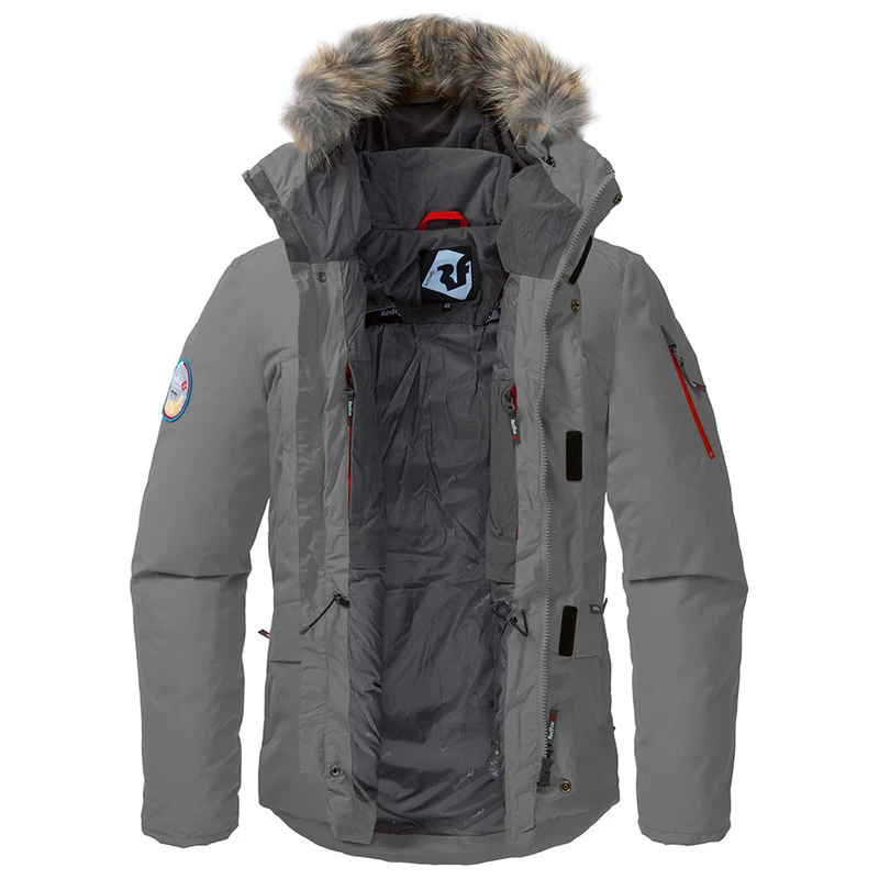 Thigh length down jacket cheap