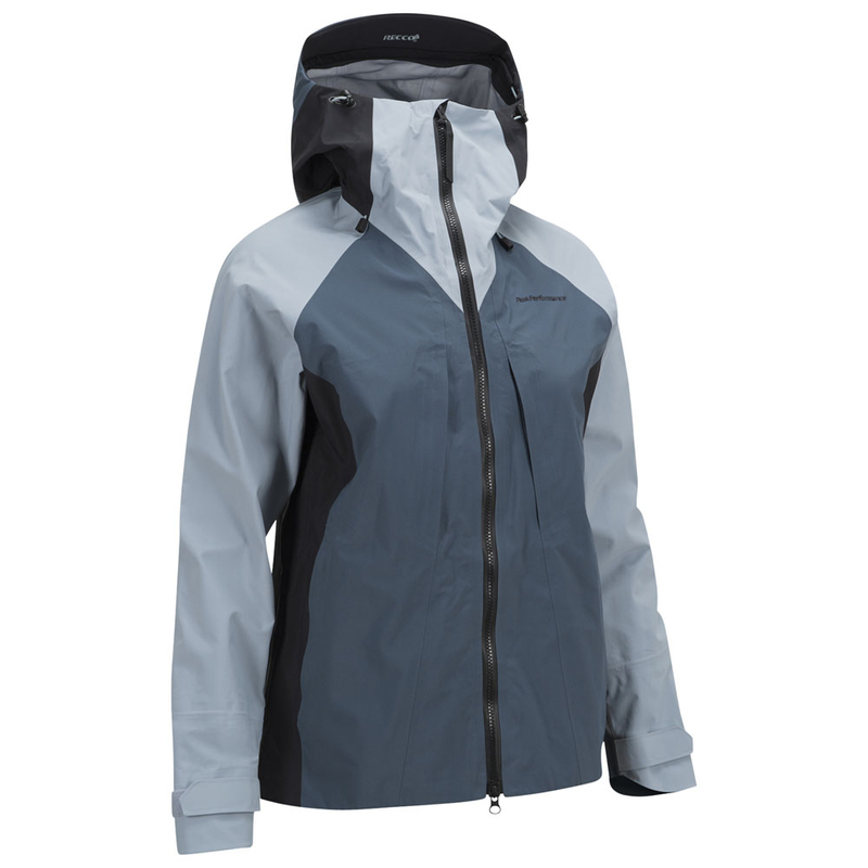 Peak Performance Womens Teton Jacket Dustier Blue Sportpursuit
