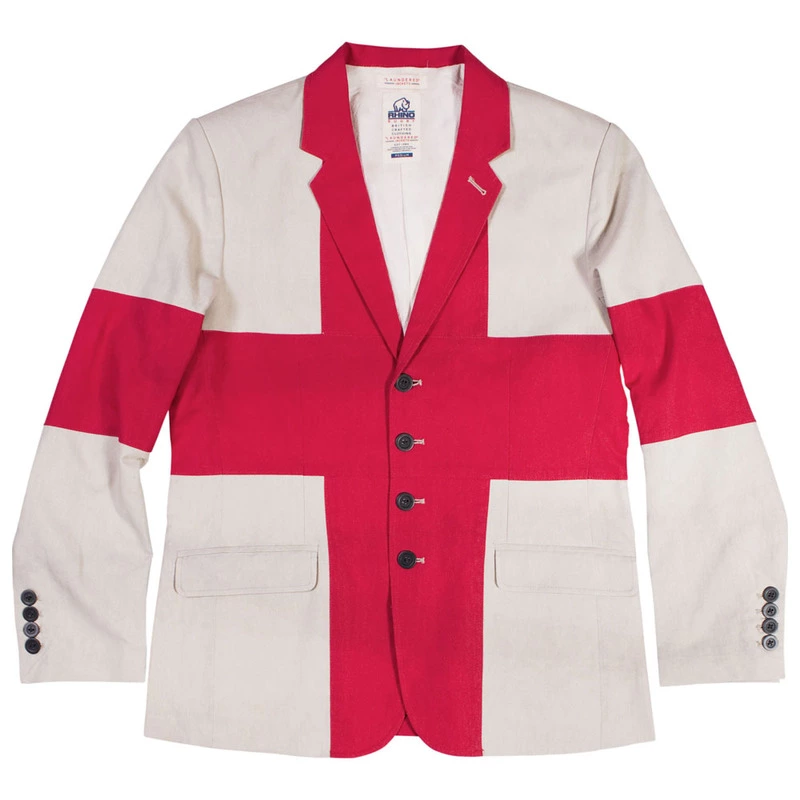 Rhino Mens George Cross Jacket Red Ecru Sportpursuit
