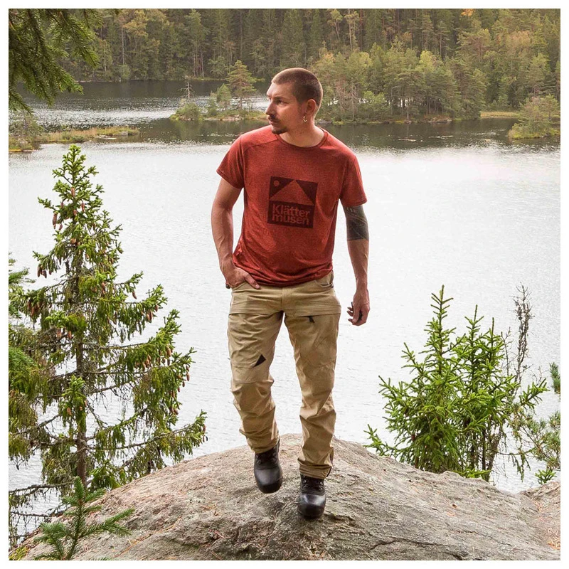Klattermusen Mens Gere 2.0 Regular Trousers (Khaki