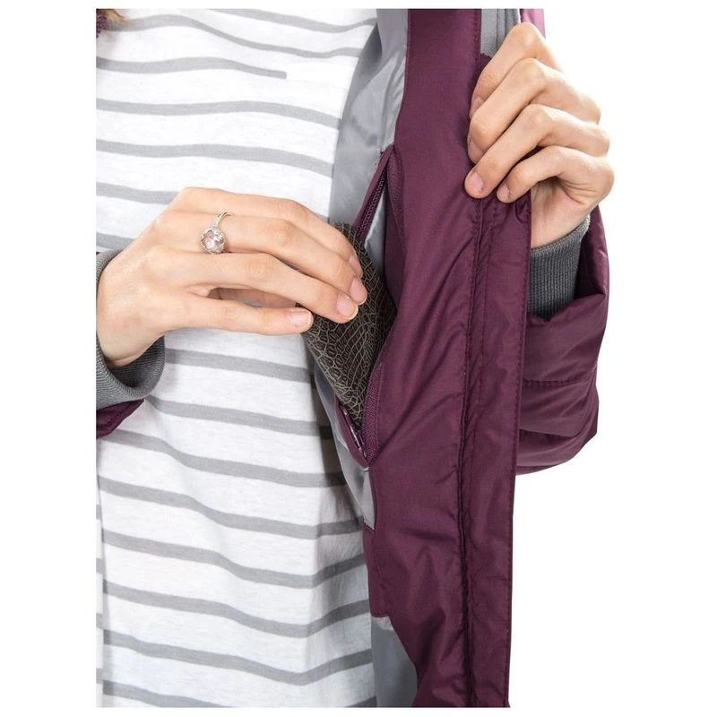 Trespass Womens Homely Padded Jacket Blackberry Sportpursuit