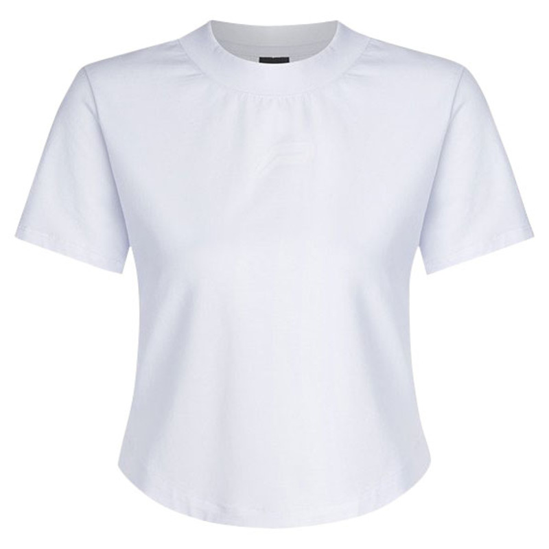 Pursue Fitness Womens Iconic Crop T Shirt White Sportpursuit Com