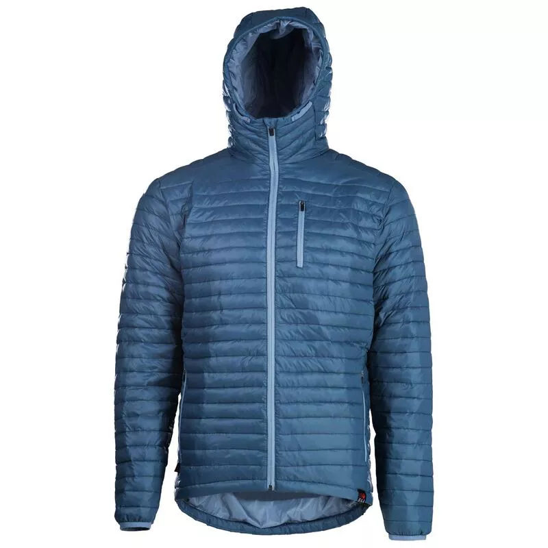 ISOBAA Mens Merino Wool Insulated Jacket Petrol Sky Sportpursuit.c