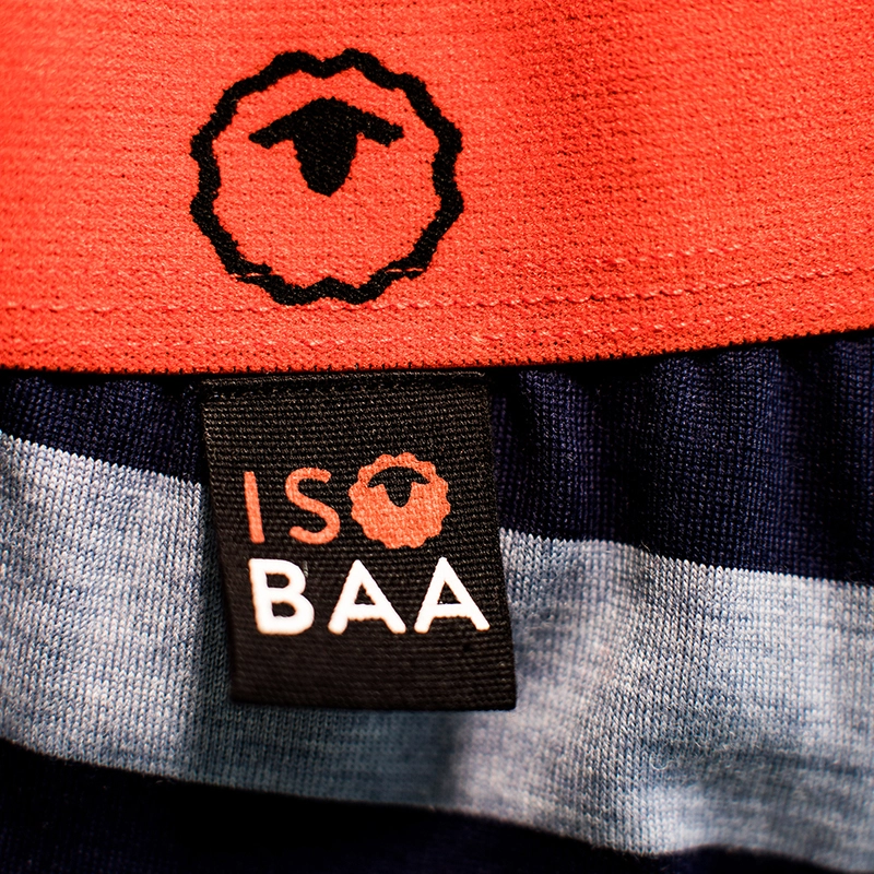 ISOBAA Isobaa MERINO BLEND 200 - Collant Enfant charcoal/orange - Private  Sport Shop
