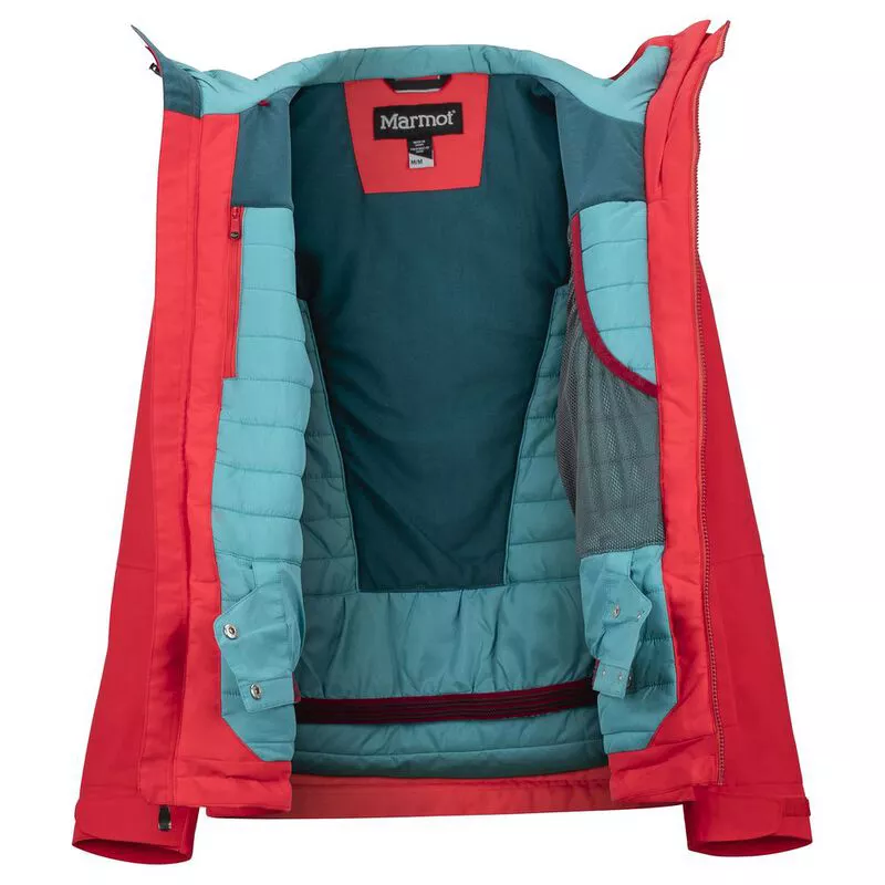 Marmot Womens Dropway Jacket Scarlet Red Sportpursuit