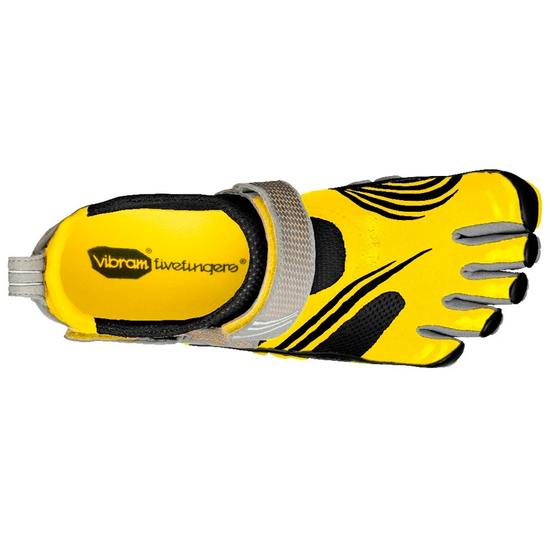 VibramFiveFingers Mens KMD Sport Shoes (Yellow/Black/Silver  display picture 3