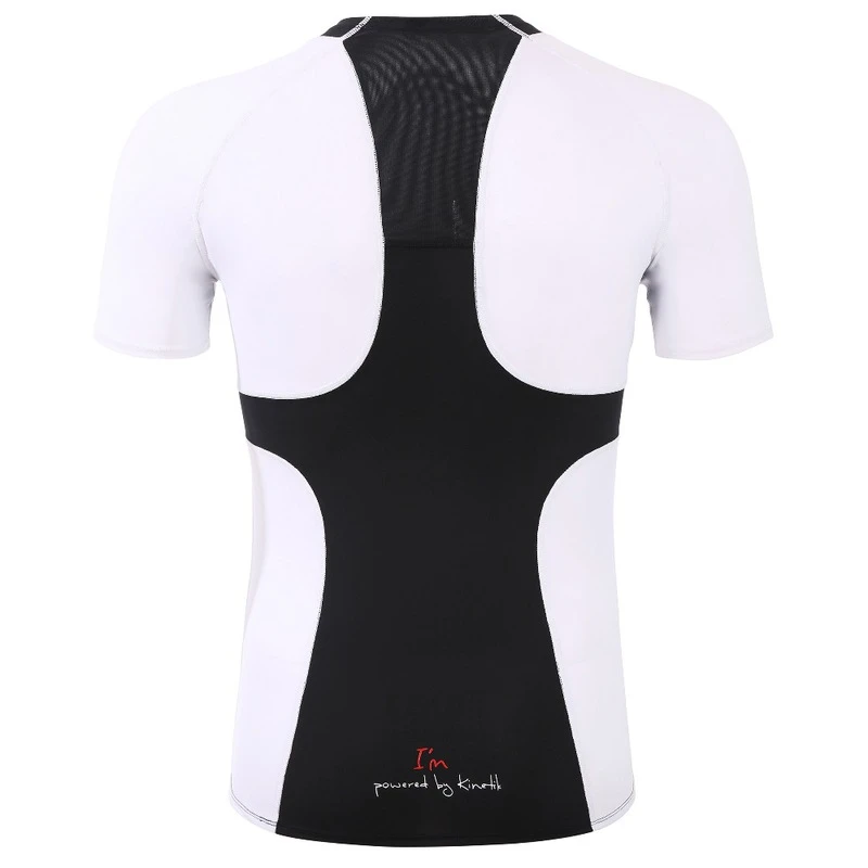 Mens Short Sleeve Top (Black/White)