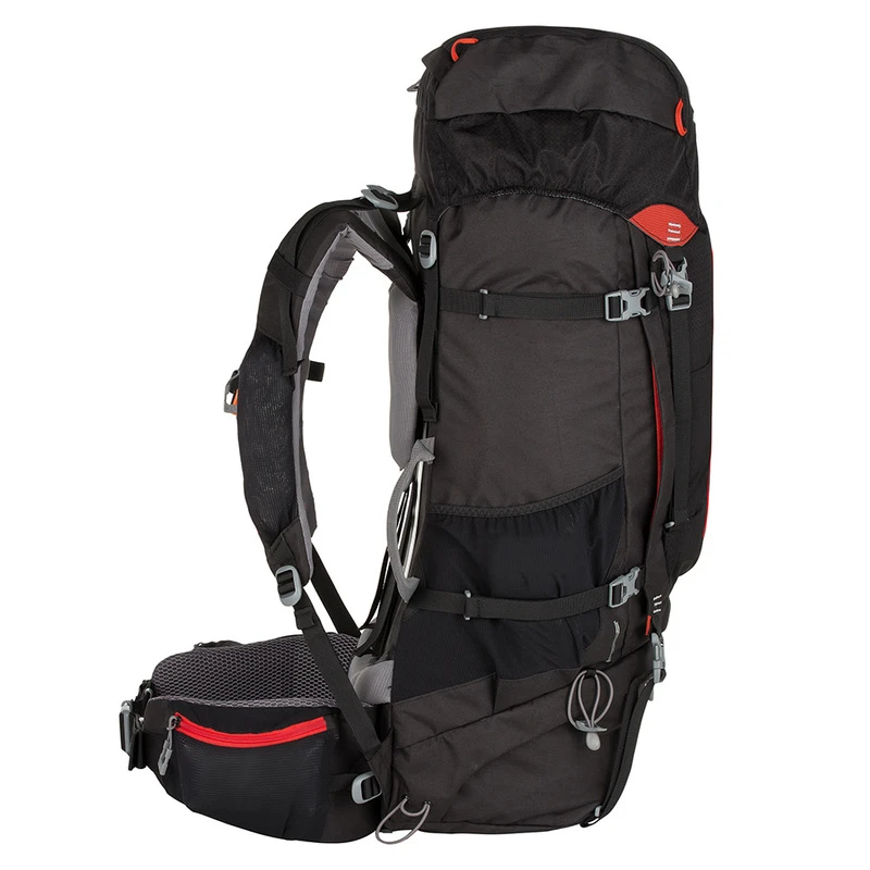 Zajo Lhotse 65L Backpack Black Red Sportpursuit