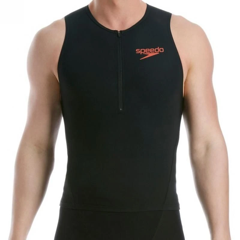Speedo Triathlon Singlet Open Swim Compression Vest Tank Run Cycle Speedo Triathlon Singlet Open Swim Compression Vest Tank Run Cycle
