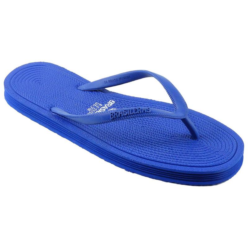 women's royal blue flip flops