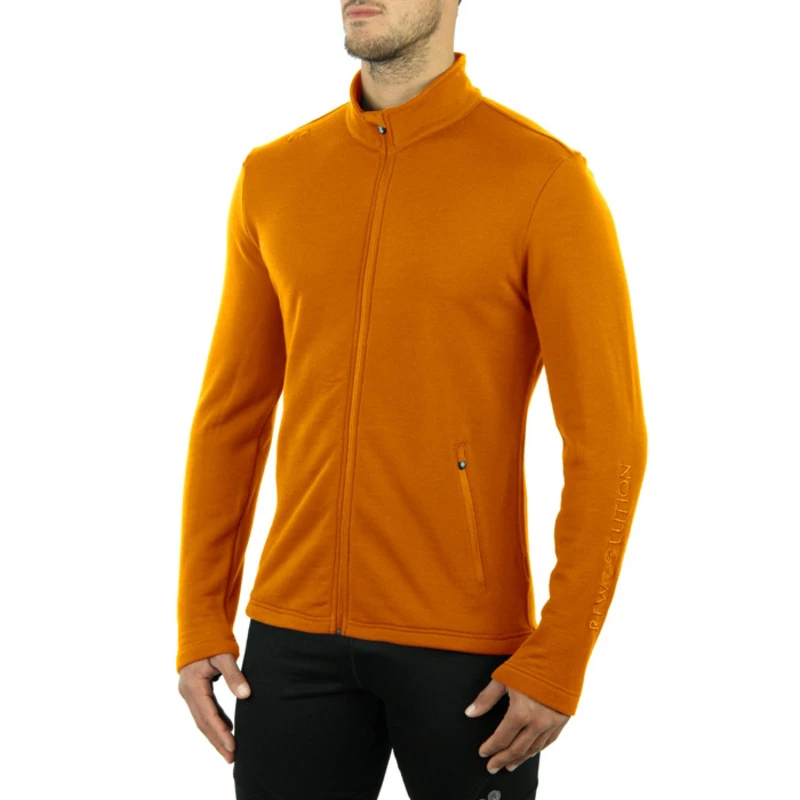 Rewoolution Mens 310g Merino Pile Jacket (Rust)