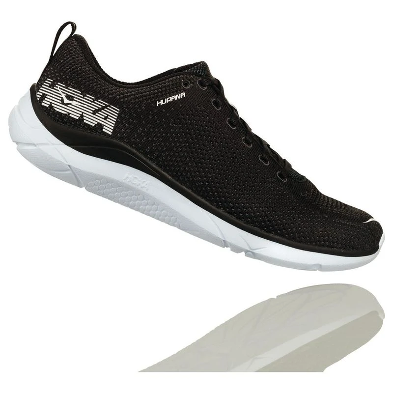 Hoka One One Mens Hupana 2 Shoes Black White Sportpursuit
