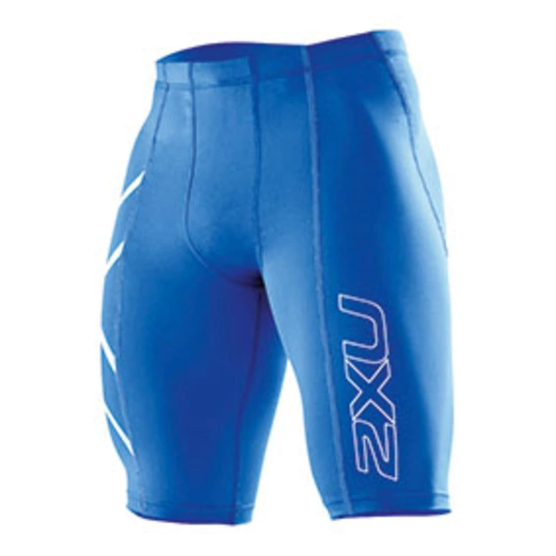 2XU Mens Compression Shorts Royal Blue/Silver Logo NEW IN BOX *