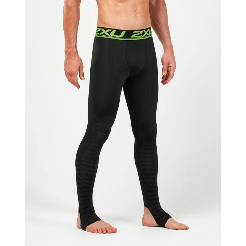2XU Mens Power Recovery Compression Tights - Black