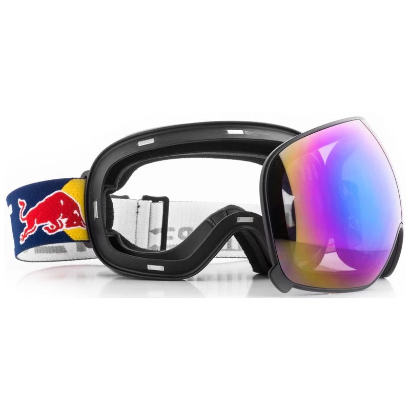 Red Bull Spect Magnetron Ski Goggles (Matte White Frame/Red Snow Lens)
