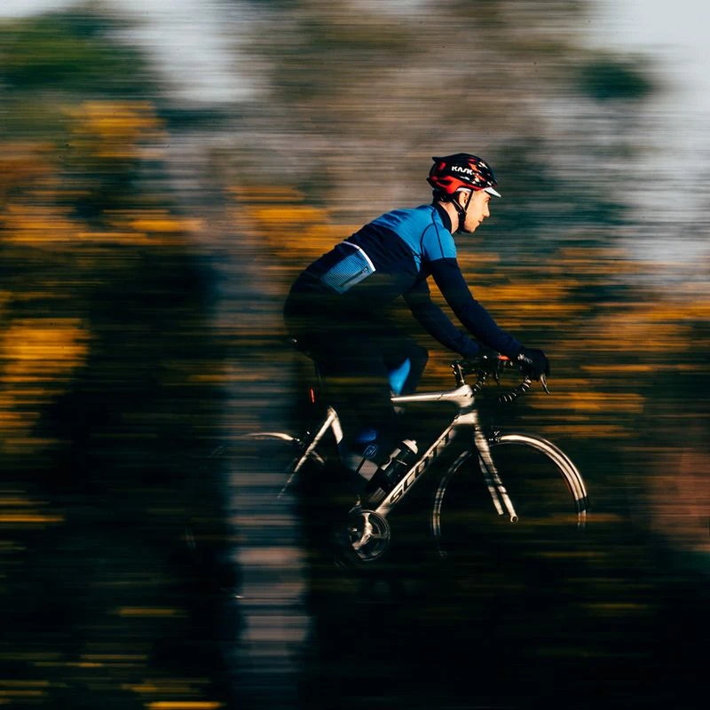 Rivelo Mens Camberwell Bib Tights (Black/Cobalt