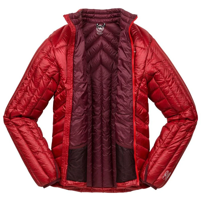 Big Agnes Mens Hole in the Wall 700 Downtek Jacket Red Burgundy Sp