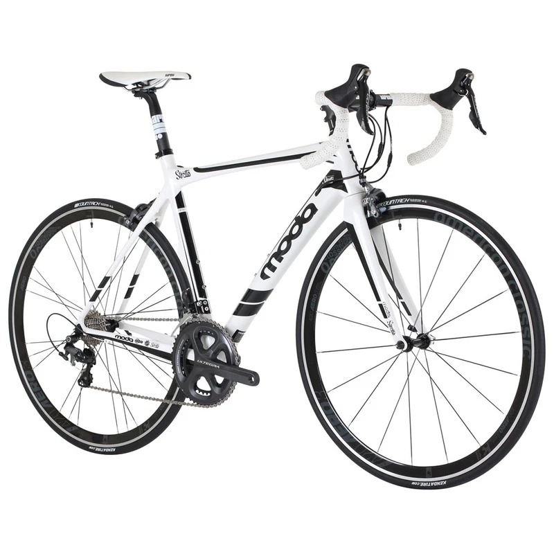 Moda Stretto Road Bike White Black Sportpursuit