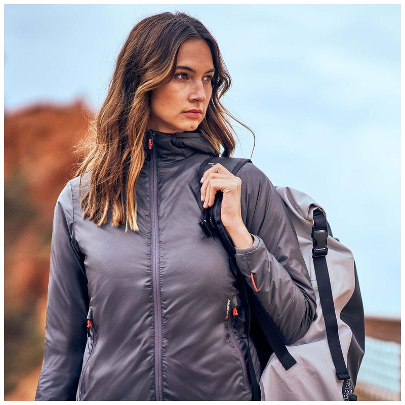Women's primaloft hooded jacket hot sale