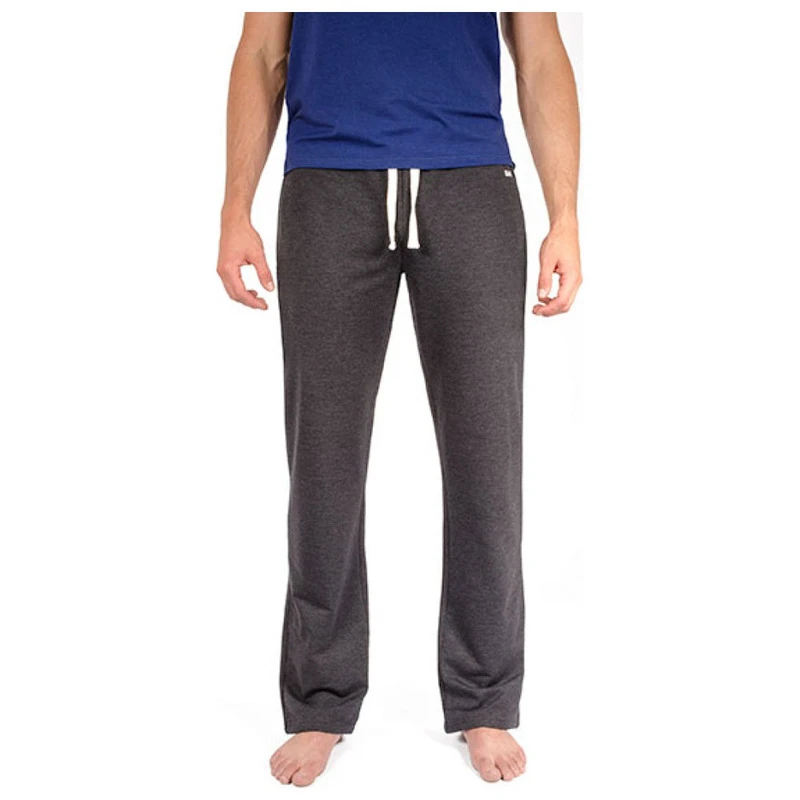 BAM Mens Bamboo Sweat Pants Long Charcoal Marl Sportpursuit